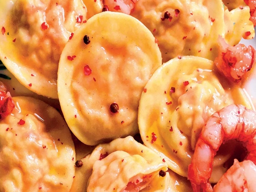 Tortelli al gambero rosso